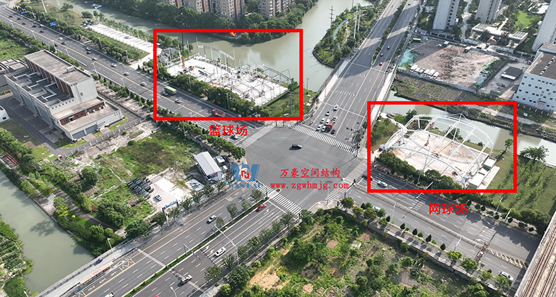 “邊角料”變“金角銀邊”|溫州惠民路西側綠地球場鋼膜結構工程最新施工進度 “邊角料”變“金角銀邊”|溫州惠民路西側綠地球場鋼膜結構工程最新施工進度