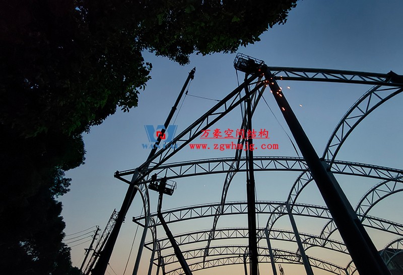 國網(wǎng)江西省電力有限公司培訓(xùn)中心實訓(xùn)基地改造膜結(jié)構(gòu)項目最新施工進度 國網(wǎng)江西省電力有限公司培訓(xùn)中心實訓(xùn)基地改造膜結(jié)構(gòu)項目最新施工進度