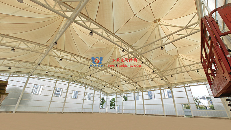 溫州惠民路西側綠地球場鋼膜結構工程完工 溫州惠民路西側綠地球場鋼膜結構工程完工