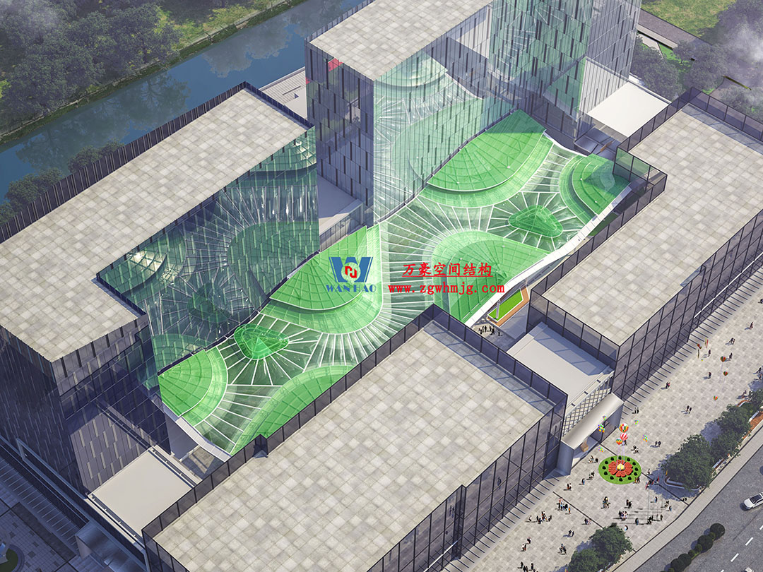 高效協作|勇于擔當—杭州博多森谷ETFE氣枕連廊天幕項目最新施工進展 高效協作|勇于擔當—杭州博多森谷ETFE氣枕連廊天幕項目最新施工進展