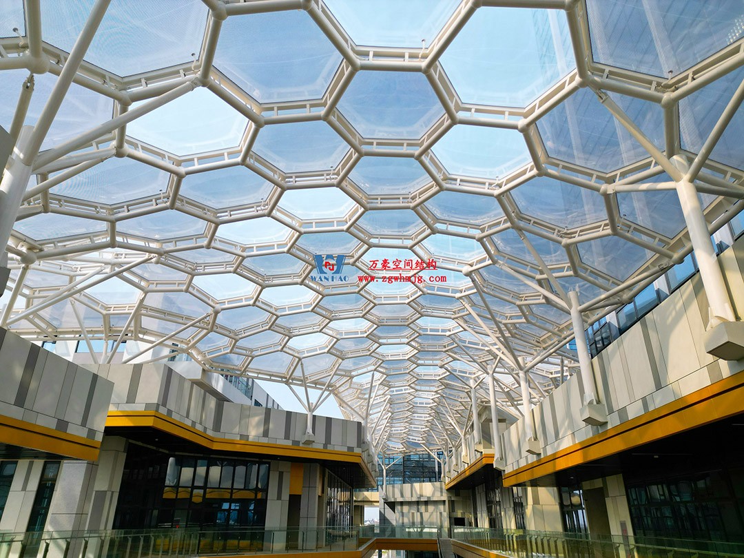 已完工,這個ETFE氣枕商業天幕閃亮登場! 已完工,這個ETFE氣枕商業天幕閃亮登場!