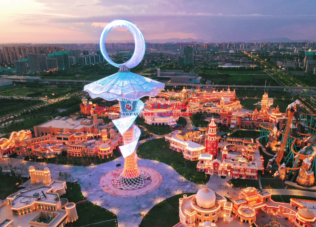 ETFE膜結構地標塔—以愛之名,點亮絲路歡樂世界 ETFE膜結構地標塔—以愛之名,點亮絲路歡樂世界