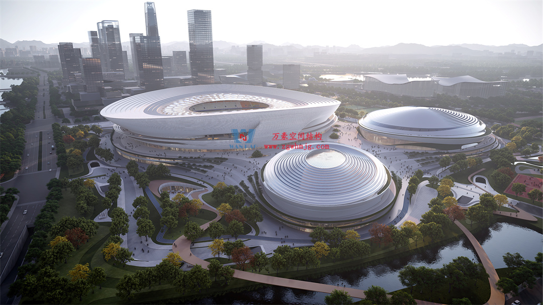 科技賦能品質工程 | 萬豪集團攜手浙大團隊圓滿完成無錫奧體中心膜結構排水試驗驗收