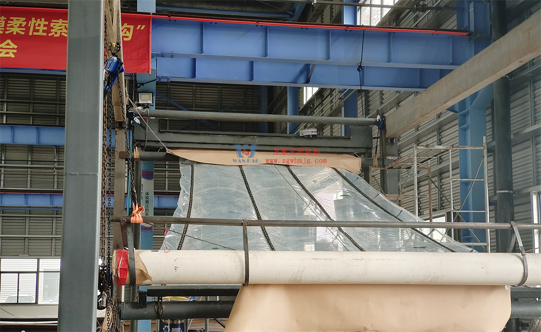 科技賦能品質工程 | 萬豪集團攜手浙大團隊圓滿完成無錫奧體中心膜結構排水試驗驗收