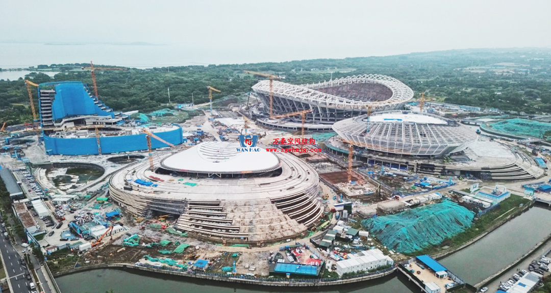 緊跟“蘇超熱浪”，火熱施工中，一只白鷺即將振翅高飛！