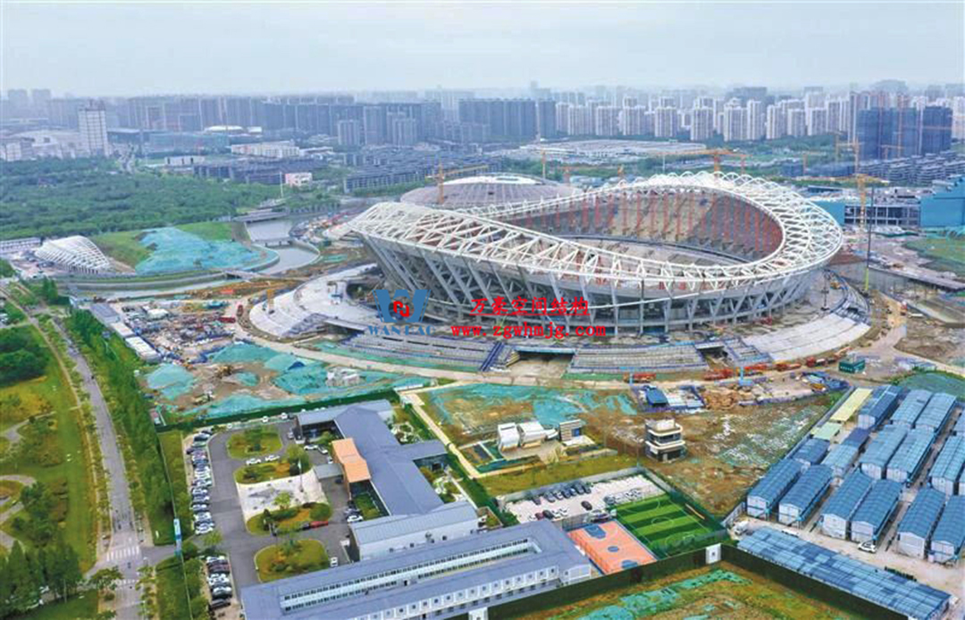 緊跟“蘇超熱浪”，火熱施工中，一只白鷺即將振翅高飛！