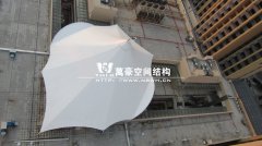 福建霞浦東方偉業廣場膜結構工程完工