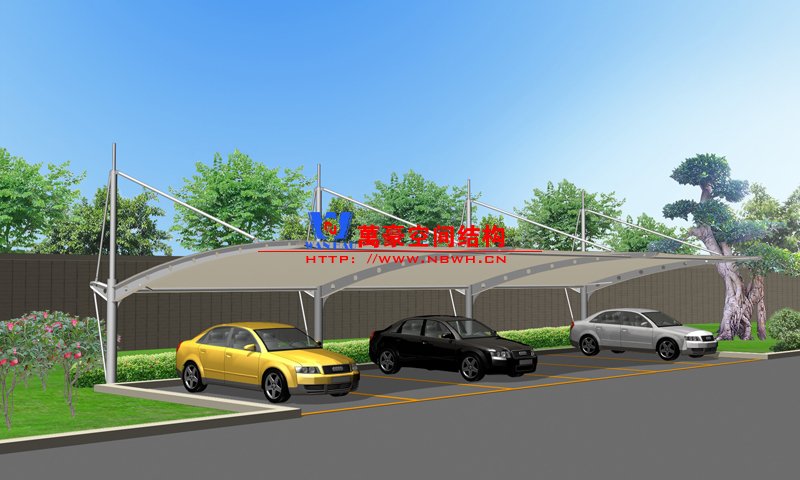 膜結構車棚