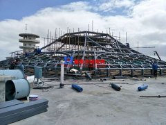 茶卡鹽湖景區膜結構項目——不懼艱難，勇往直前