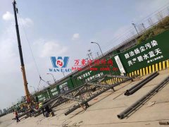 紹興國際會展中心一期B區會議中心PTFE膜結構工程火熱拼裝、吊裝中